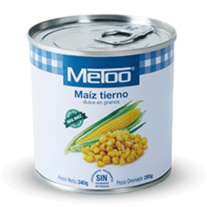 MAIZ DULCE DESGRANADO EN LATA X 340 G
